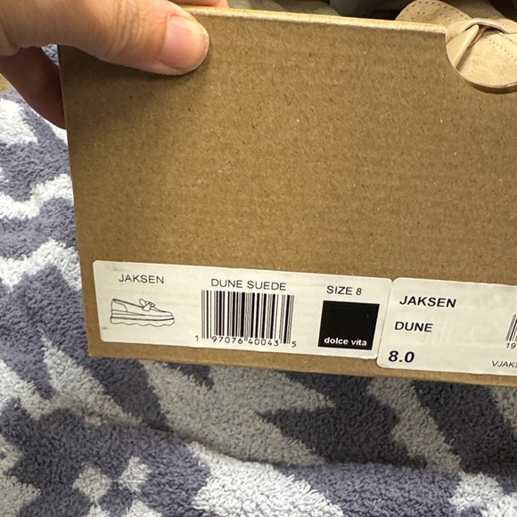 Dolce Vita Tan Platform Loafers - Picture 6 of 7